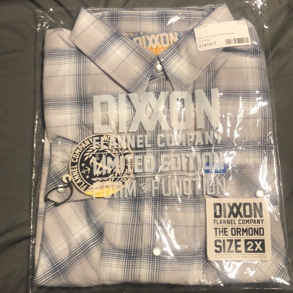 DIXxon JP cycles Ormond flannel BNIB - Picture 7 of 7